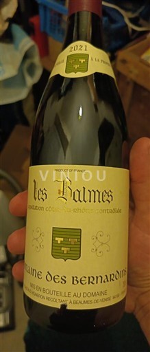 Vale do Ródano Côtes-do-Ródano Domaine S Bernardins Les Baumes 2021