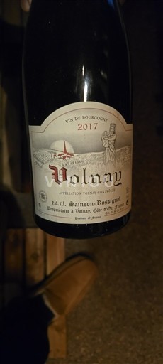 Bourgogne Volnay Sanson-Rossignol 2017