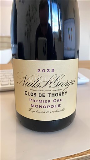 Burgundija Nuits-Saint-Georges Premier Cru Clos de Thorey Monopole 2022