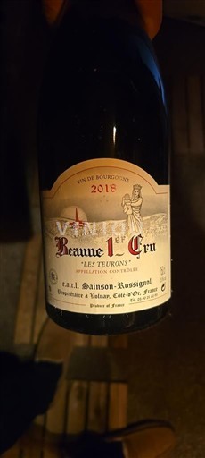 Bourgogne Ikke specificeret Premier Cru L.A.L. Banson-Rossignol Les Teurons 2018