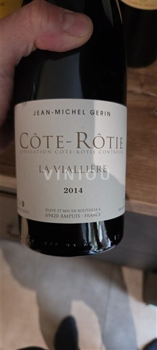 Vallée du Rhône Côte-rôtie Jean-Michel Gerin La Viallière 2014