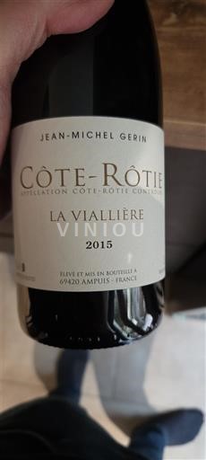 Vallée du Rhône Côte-rôtie Jean-Michel Gerin La Viallière 2015