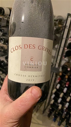 Vallée du Rhône Crozes-hermitage Combier Clos des Grives 2019