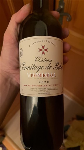 Bordeaux Pomerol Château L'Ermitage de Bel-Air 2022