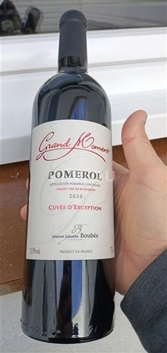 Bordeaux Pomerol Maison Johanes Boubée Grand Moment d'Exception 2020