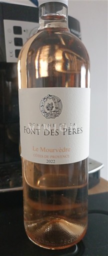Provence Côtes-de-Provence Domaine La Font des Pères Le Mourvèdre 2022