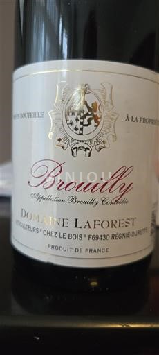 Beaujolais Brouilly Domaine Laforest 2024