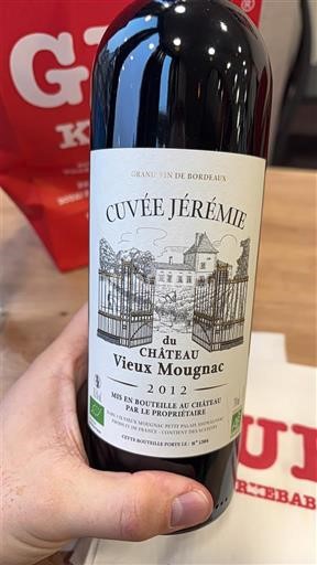 Bordeaux Bordeaux Supérieur Château Vieux Mougnac Jérémie 2012