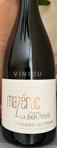 Languedoc Corbières-boutenac Domaine La Bouysse Mazérac 2023