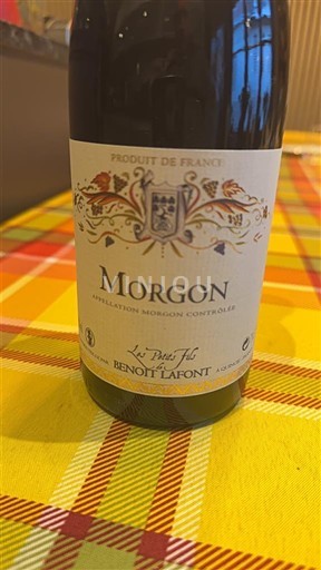 Beaujolais Morgon Benoît Lafont Les Ponts Fils 2019