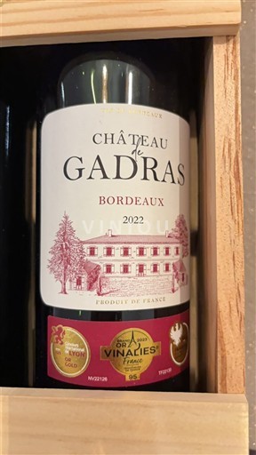 Bordeaux Château Gadras 2022