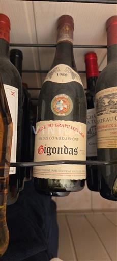 Vallée du Rhône Gigondas Domaine Grapillon d'Or 1982