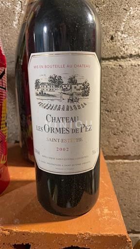Bordeaux Saint-Estèphe Château Les Ormes de Pez 2002