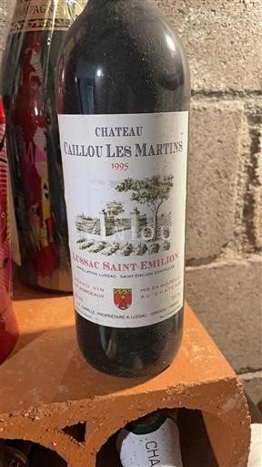 Bordeaux Lussac-saint-émilion Château Caillou les Martins 1995