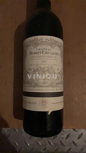 Bordeaux Saint-Émilion Grand Cru Grand Cru Château Musset Chevalier 1997