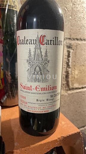 Bordeaux Saint-Émilion Château Carillon 1998