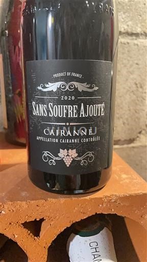 Rhônen laakso Cairanne Sans Soufre Ajouté 2020