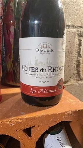 Rona dolina Côtes-du-Rhône Ogier Les Ménines 2007