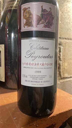 Burdeos Saint-Émilion Gran Cru Grand Cru Château Peyroutas 1999