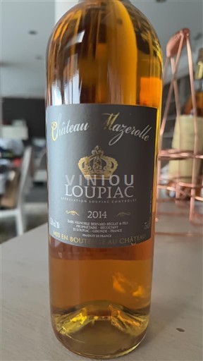 Bordeaux Loupiac Château Mazerolle 2014