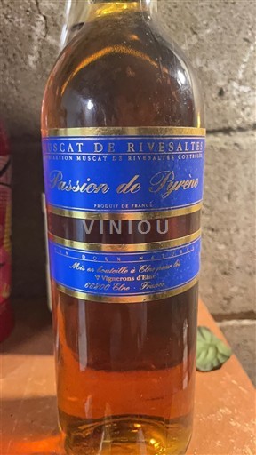 Roussillon Muscat de Rivesaltes Vignerons d'Ille Passion de Pyrène Neročník