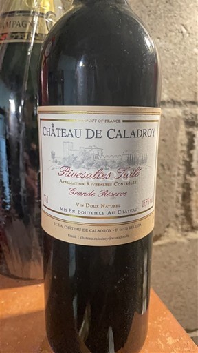 Roussillon Ni doloceno Château Caladroy Grande Réserve Neleten.