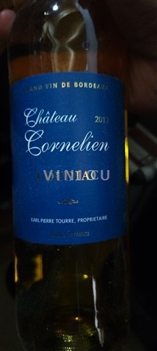 Bordeaux Loupiac Château Cornélien 2012