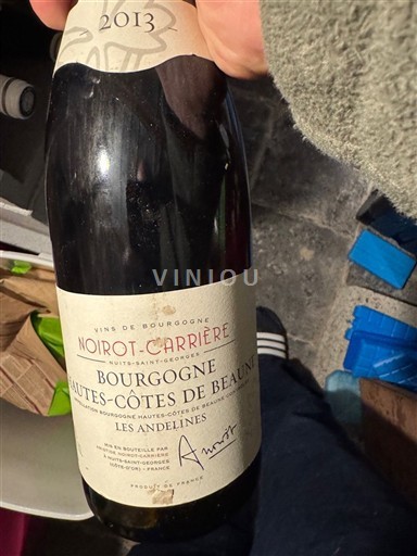 Burgundi Beaunen Ylämaat Noirot-Carrières Les Andelines 2013
