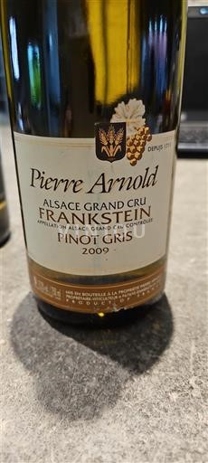 Alsace Không được chỉ định Grand Cru Pierre Arnold Frankstein 2009