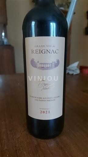 Bordéus Bordeaux Superior Reignac Vieil Esprit Facile 2021