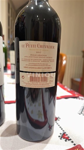 Bordeaux Pessac-Léognan Le Petit Chevalier 2017