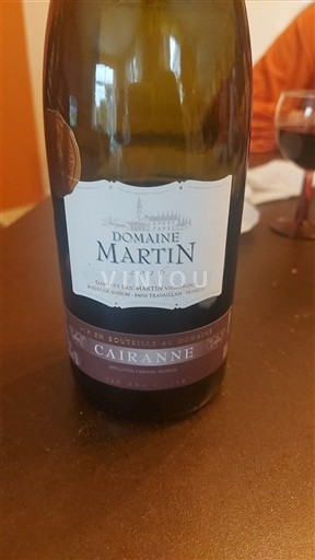Rhônen laakso Cairanne Domaine Martin 2016