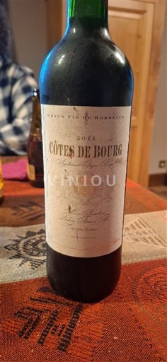 Bordéus Côtes-de-bourg Pierre Chanau 2011
