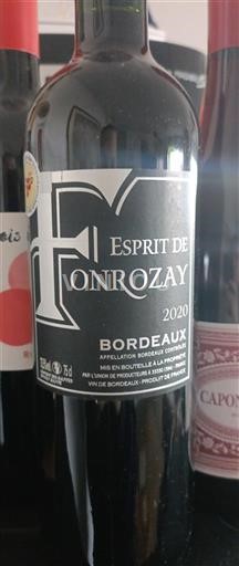 Bordeaux Fonrozay Esprit de Fonrozay 2020