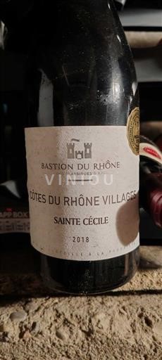 Rhônedalen Côtes-du-Rhône-Villages Bastion du Rhône Sainte Cécile 2018