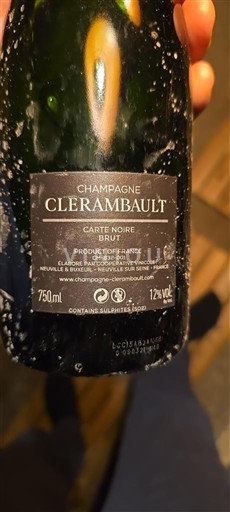 Samppanja Clerambault Carte Noire Brut 2021