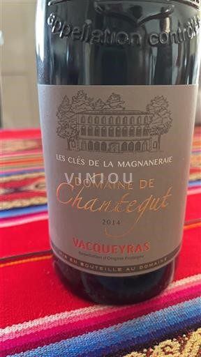 Rhône Valley Vacqueyras Domaine Chantegut Les Clés de la Magnaneraie 2014