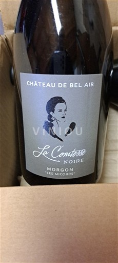 Beaujolais Morgon Château Bel Air La Comtesse Noire 2023