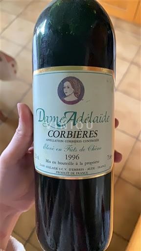 Languedoc Corbières SCV d'Adhémar Dame Adélaïde 1996