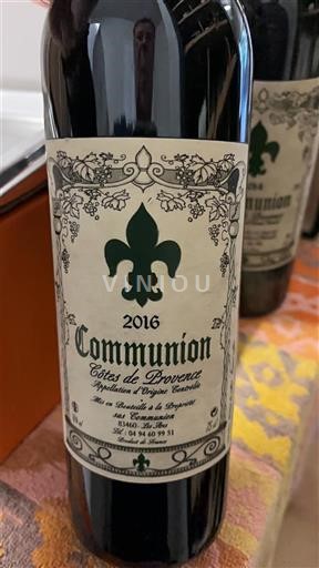 Provansa Côtes-de-Provence Les Remparts de la Pounche Communion 2016