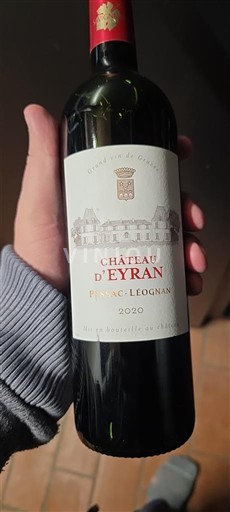 Bordeaux Pessac-Léognan Château Eyran 2020