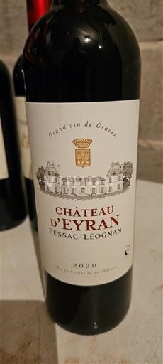 Bordeaux Pessac-Léognan Château Eyran 2020