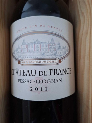 Bordeaux Pessac-Léognan Château France 2011