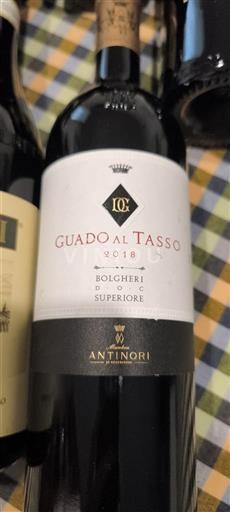 Toscana Ospecificerad Antinori Guado al Tasso 2018