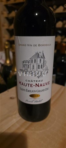 Bordeaux Saint-Émilion Grand Cru Grand Cru Château Haute-Nauve 2022