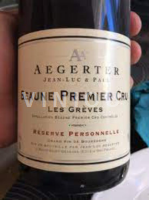 Bourgogne Beaune Premier Cru Aegerter Les grèves 2016