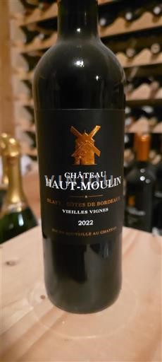Burdeos Blaye-Côtes de Burdeos Château Haut-Moulin Vieilles Vignes 2022