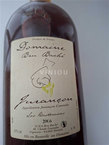 Sydvestfrankrig Jurançon Domaine Bru Baché Les Roustiasses 2016