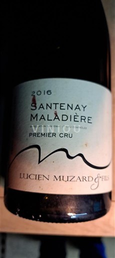Burgundsko Santenay Premier Cru Lucien Muzard & Fils Santenay Maladière 2016