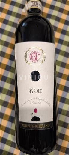 Piemonte Barolosta Oreste Stefano Ei vuosikertaa
